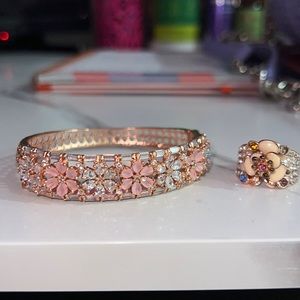COPY - beautiful flower bracelet and ring